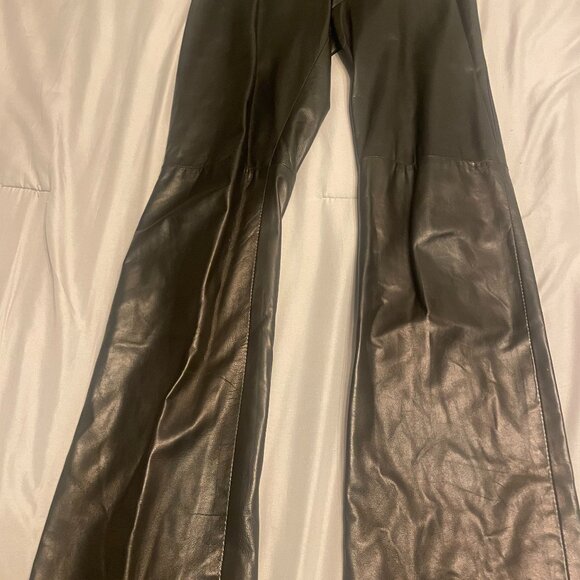 Danier Pants - Danier Couture black lamb leather pants